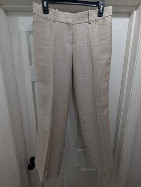 Celine Beige Wide-Leg Trousers